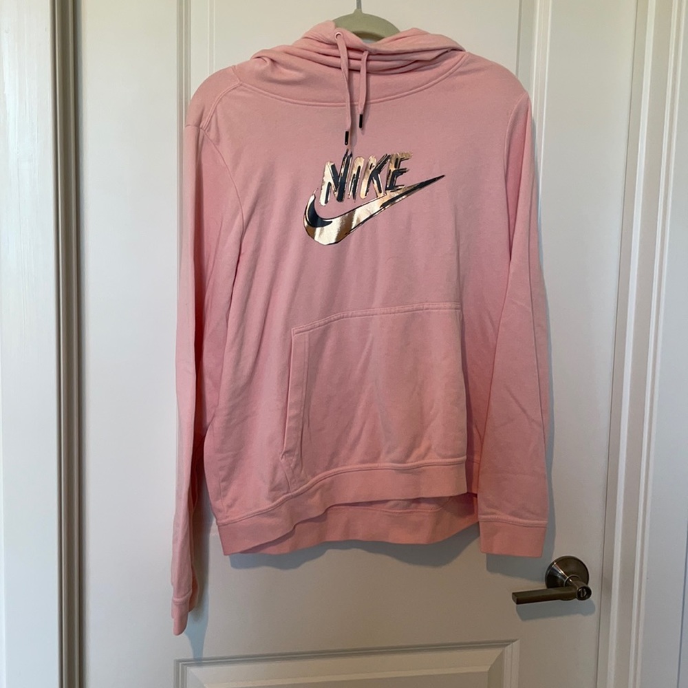 Nike pink sweatshirt